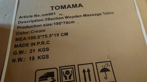 Lettino massaggi zone legno - massaggi,